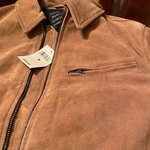 Lucky Brand suede men’s riding jacket